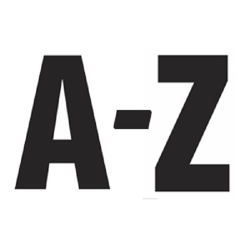 Big Letters Big Numbers Downloadable Templates In PDF Format
