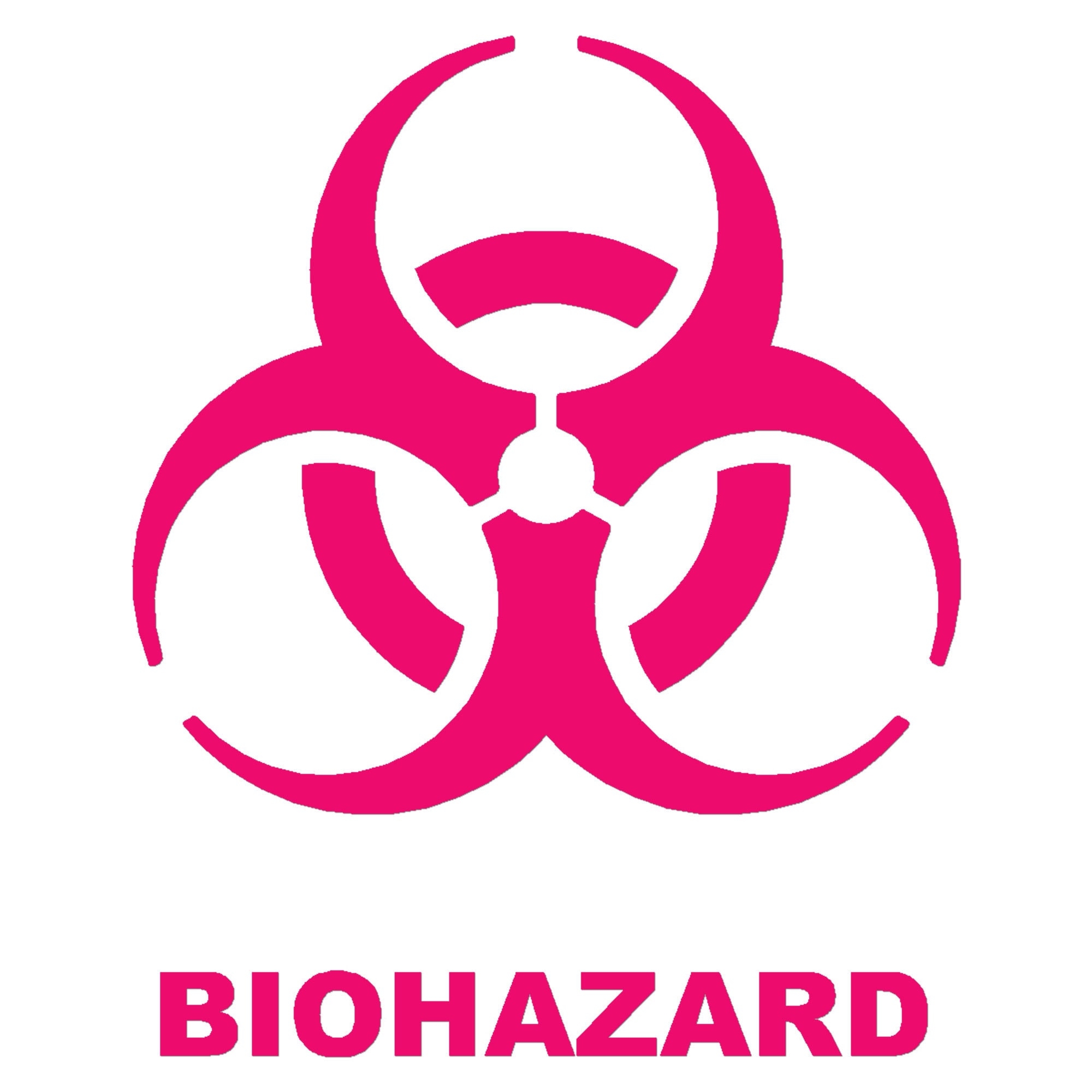 Biohazard Symbol Vinyl Decal Sticker 3 Sizes 9 Solid Colors Ebn111 Etsy UK