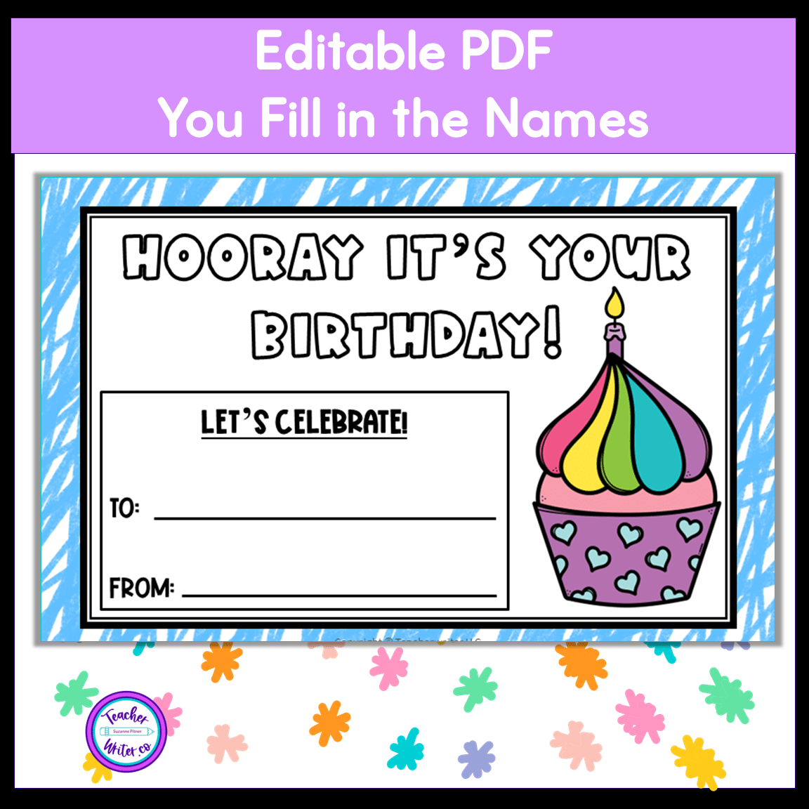 Birthday Cards Class Set Teacher Appreciation FREE Made By 