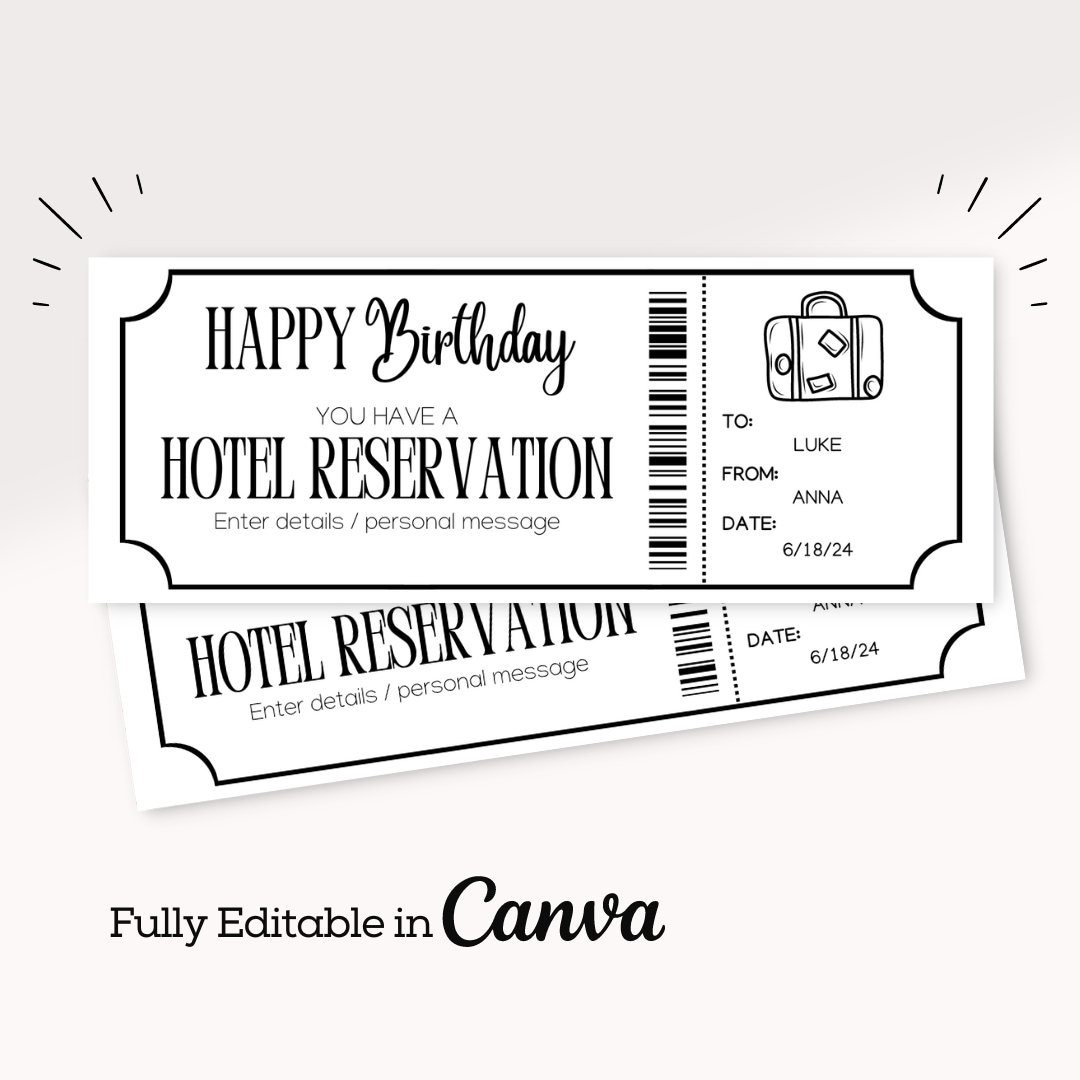 Free Printable Hotel Vouchers