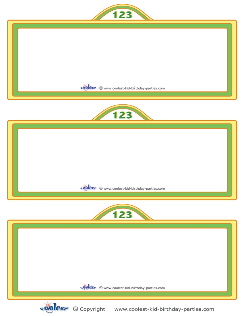 Free Sesame Street Printables