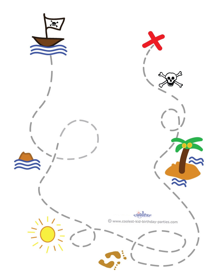 Free Pirate Map Printable