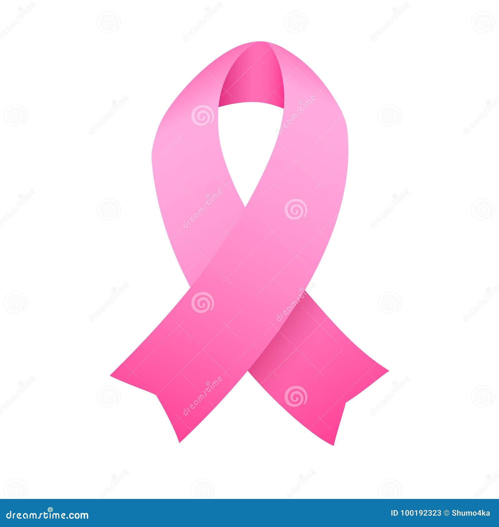 Breast Cancer Awareness Ribbon Vector Template With Of Cancer Fight Stock Vector Illustration Of Cancer Fighter 100192323