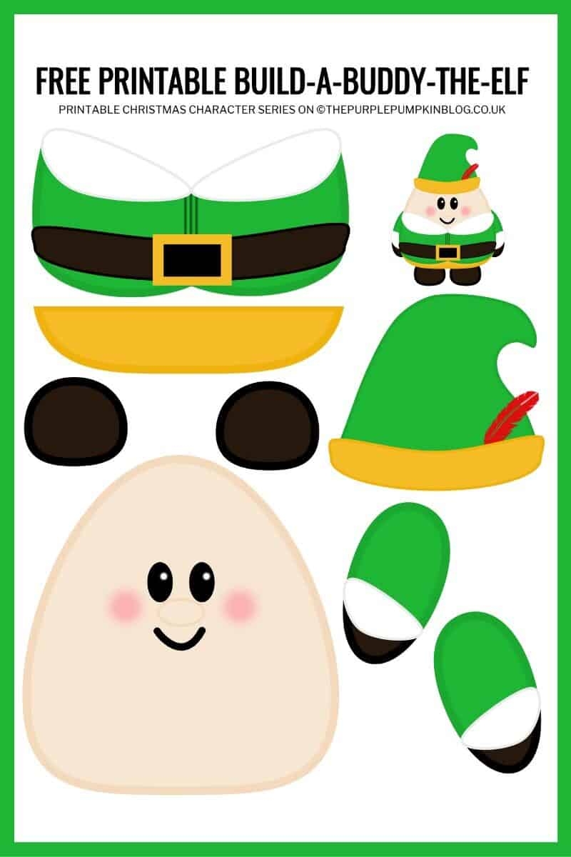 Elf Template Printable Pdf Free Download