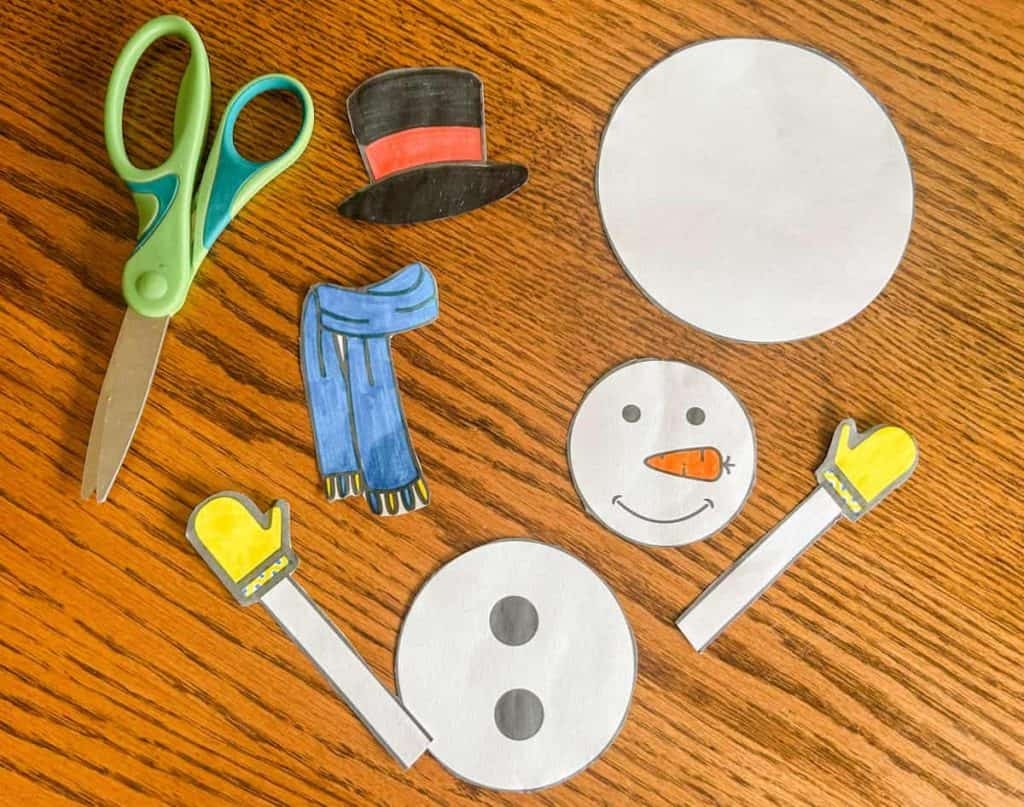 Free Printable Snowman Template