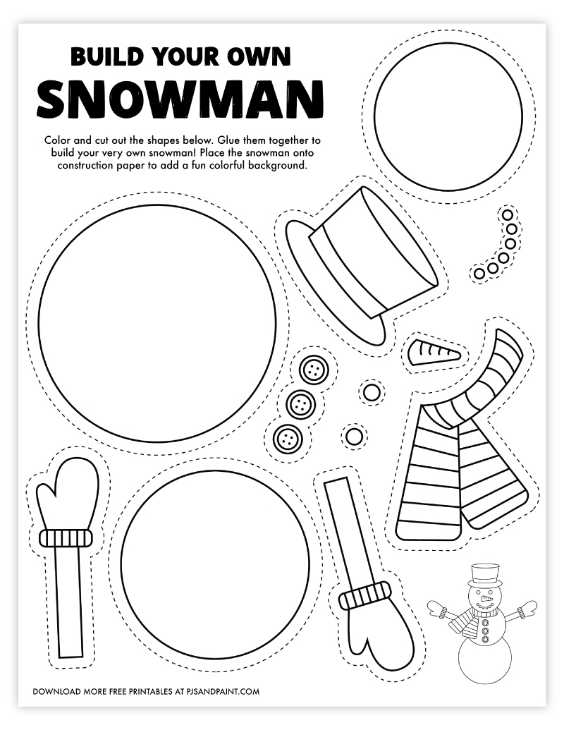 Free Snowman Printable