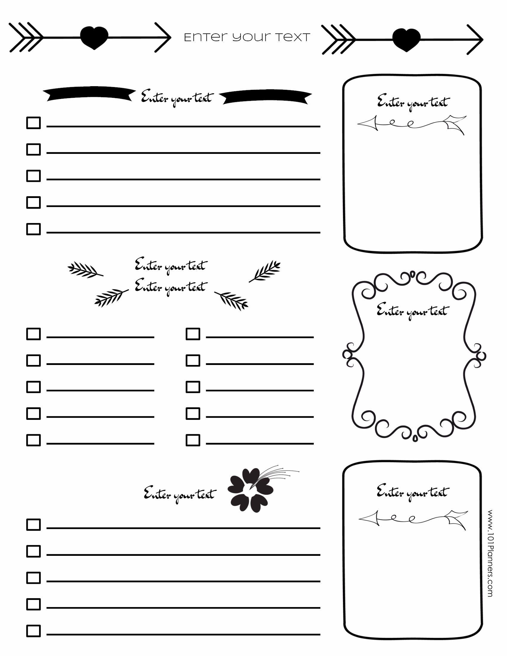 Bullet Journal Printables Worksheets Library