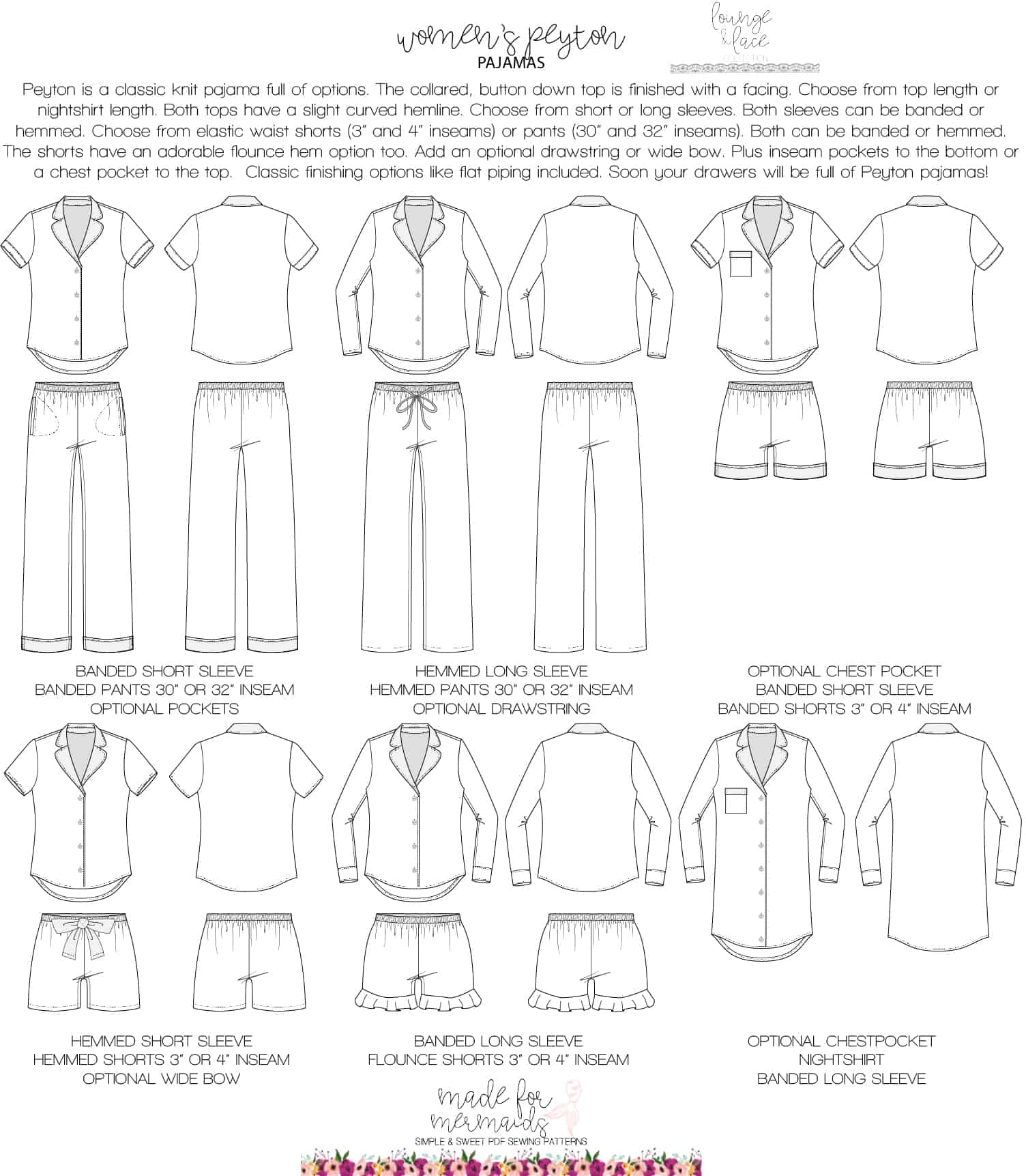 Free Printable Pajama Pants Pattern