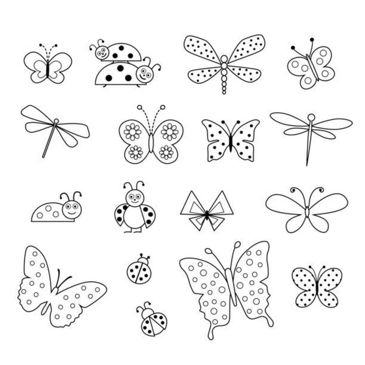 Free Butterfly Coloring Sheets Printable
