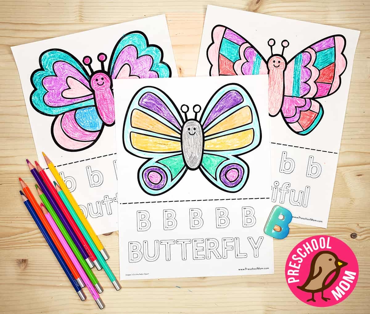 Butterfly Coloring Pages Preschool Mom