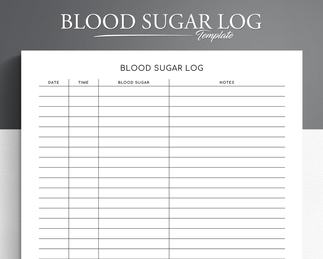Buy Blood Sugar Log Printable Blood Sugar Tracker Editable Printable Blood Glucose Tracker Diabetic Log Blood Sugar Log Diabetes Tracker Online In India Etsy