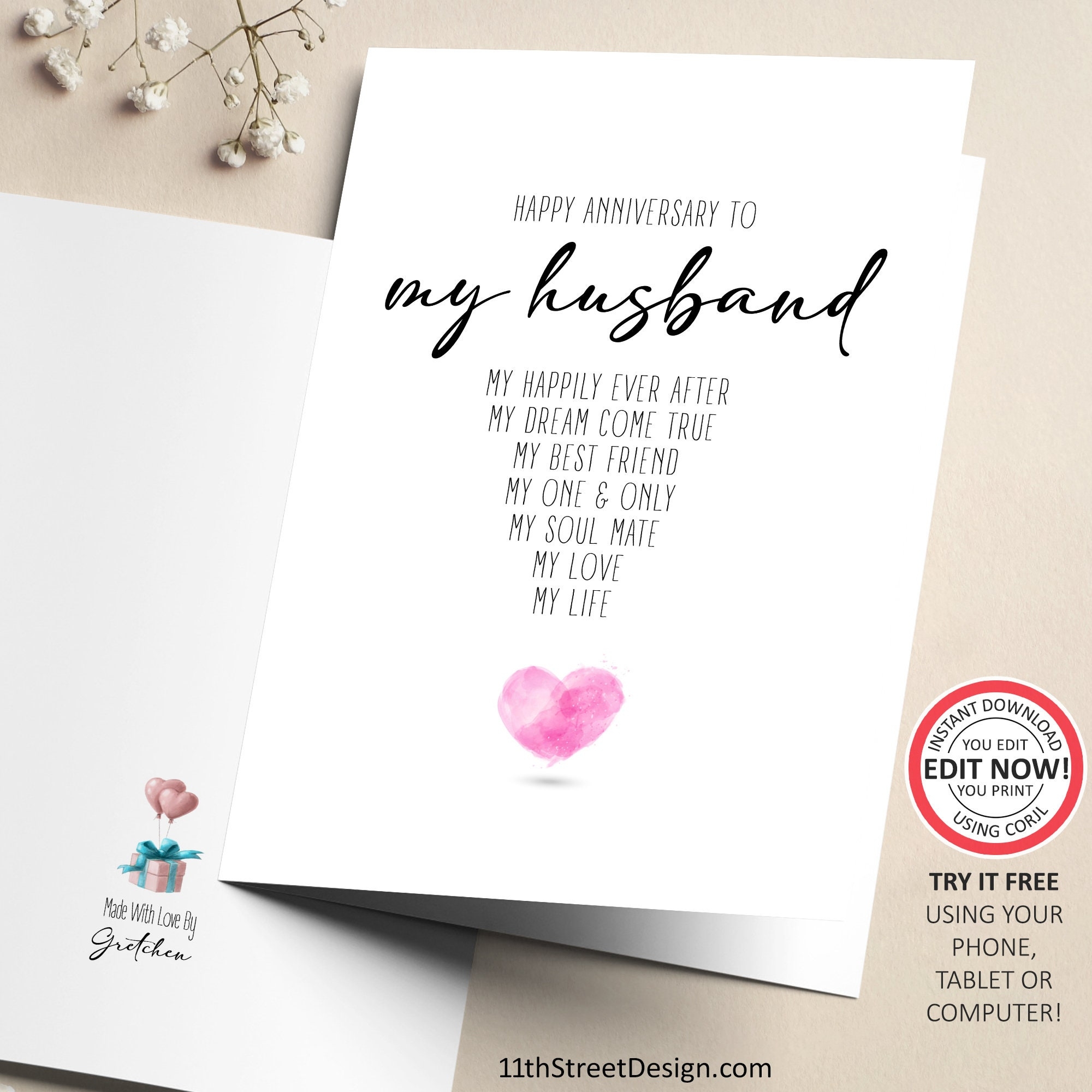 Free Printable Anniversary Cards Husband