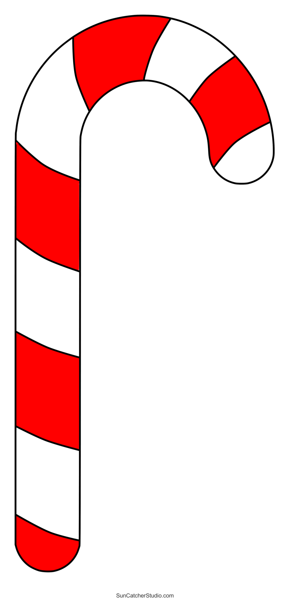 Candy Cane Templates Free Printable Patterns U0026 Stencils Free Printables Monograms Design Tools Patterns U0026 DIY Projects
