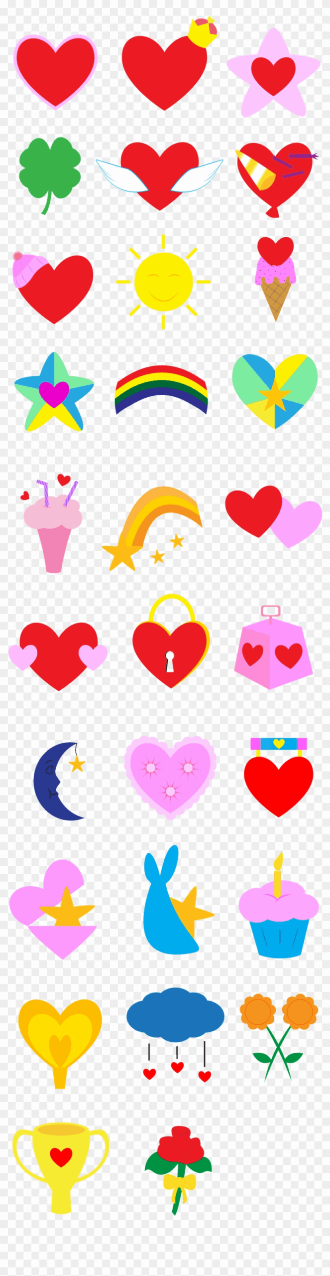 Free Printable Care Bear Belly Badges