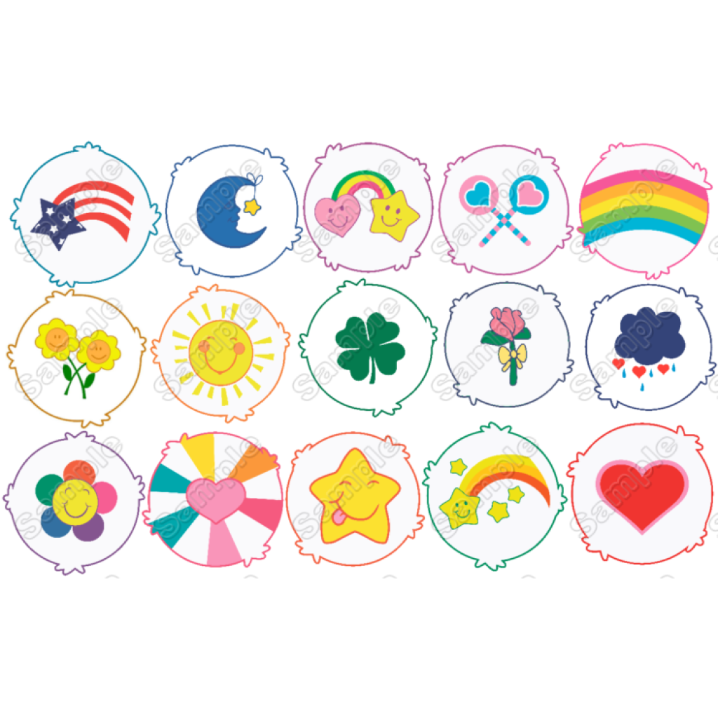 Care Bear Tummies Belly Symbol Costume T Shirt Iron On Transfer Decal