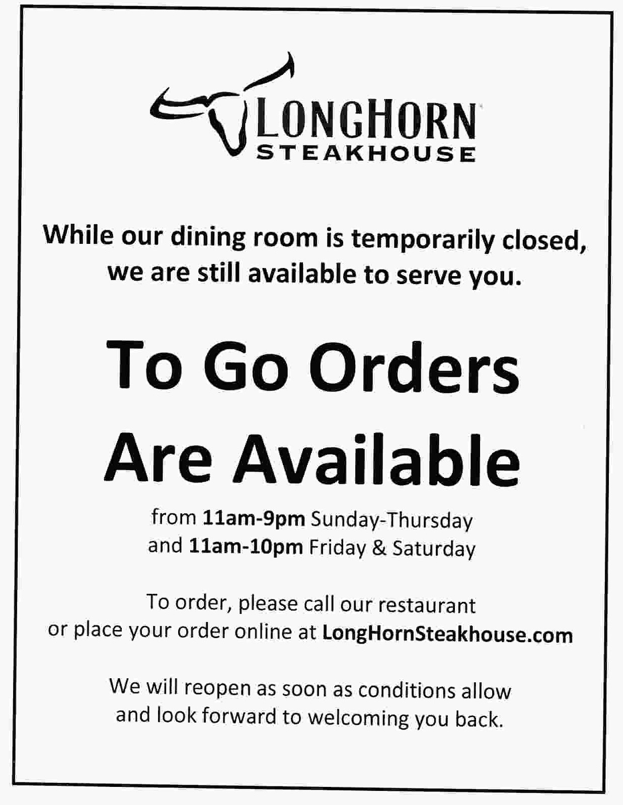 Carry Out Orders Still Available GZ News Springfield Area Chamber Of Commerce