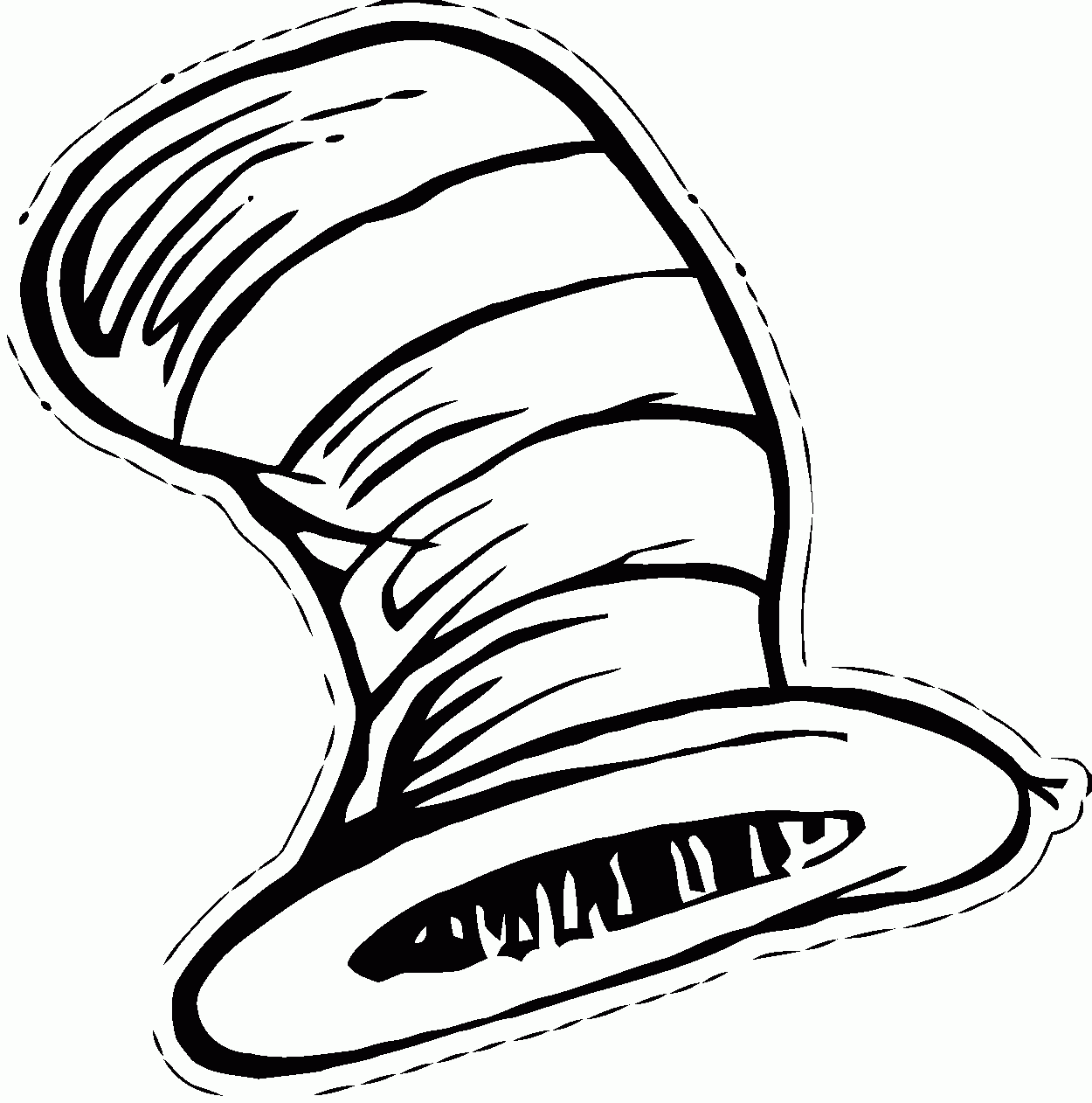 Cat In The Hat Coloring Pages Printable Coloring Pages FREE