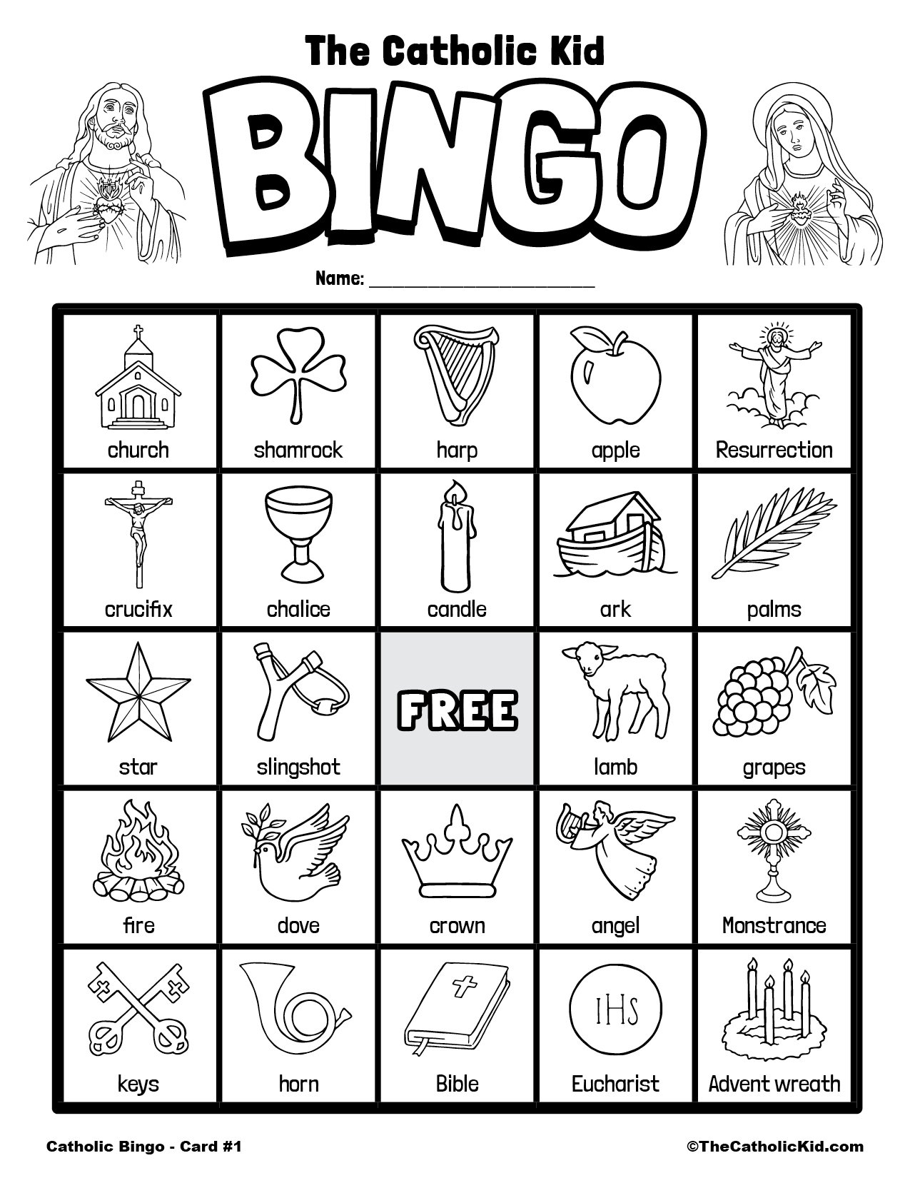 Free Printable Bingo Cards For Kids
