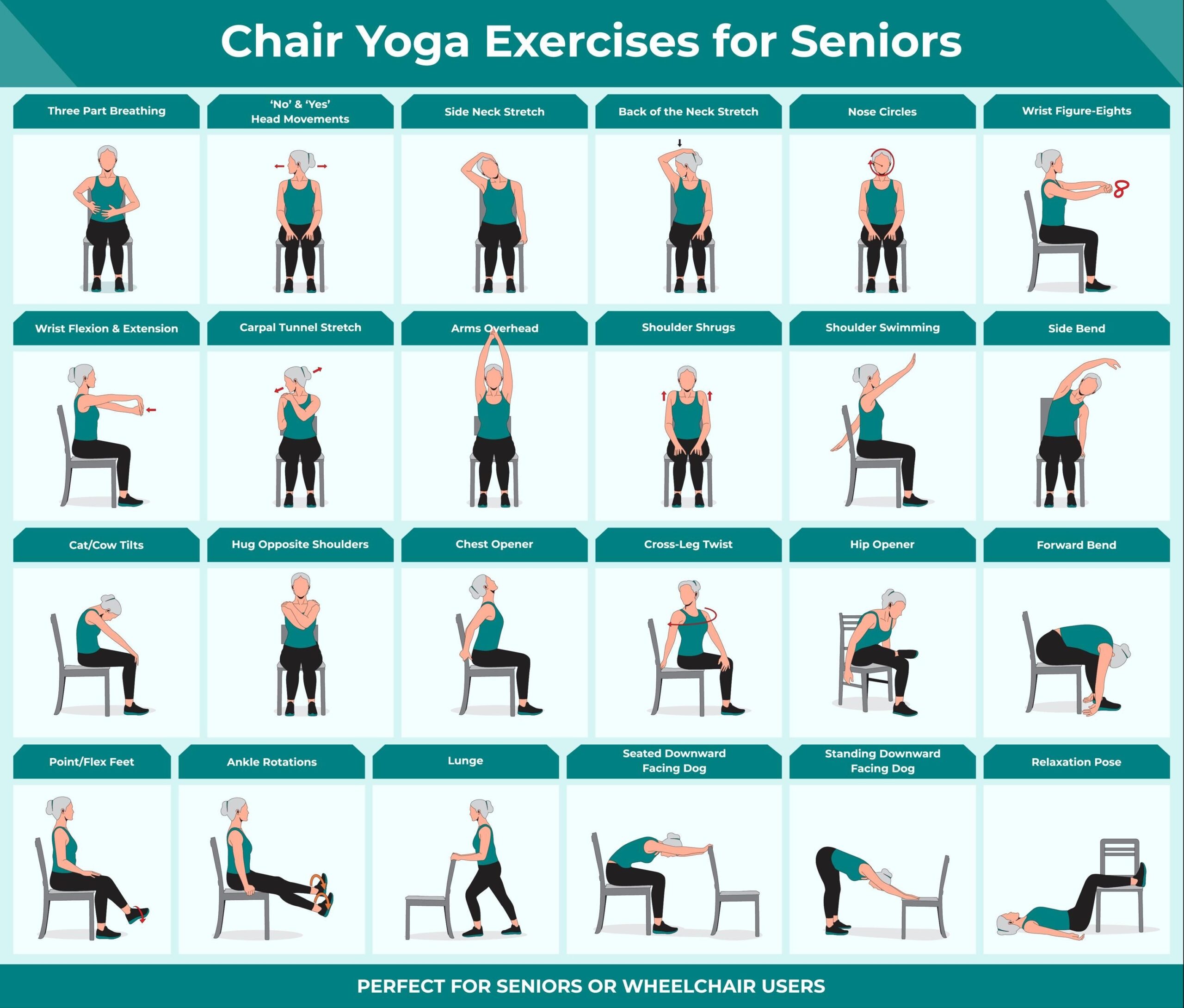 Free Printable Chair Yoga