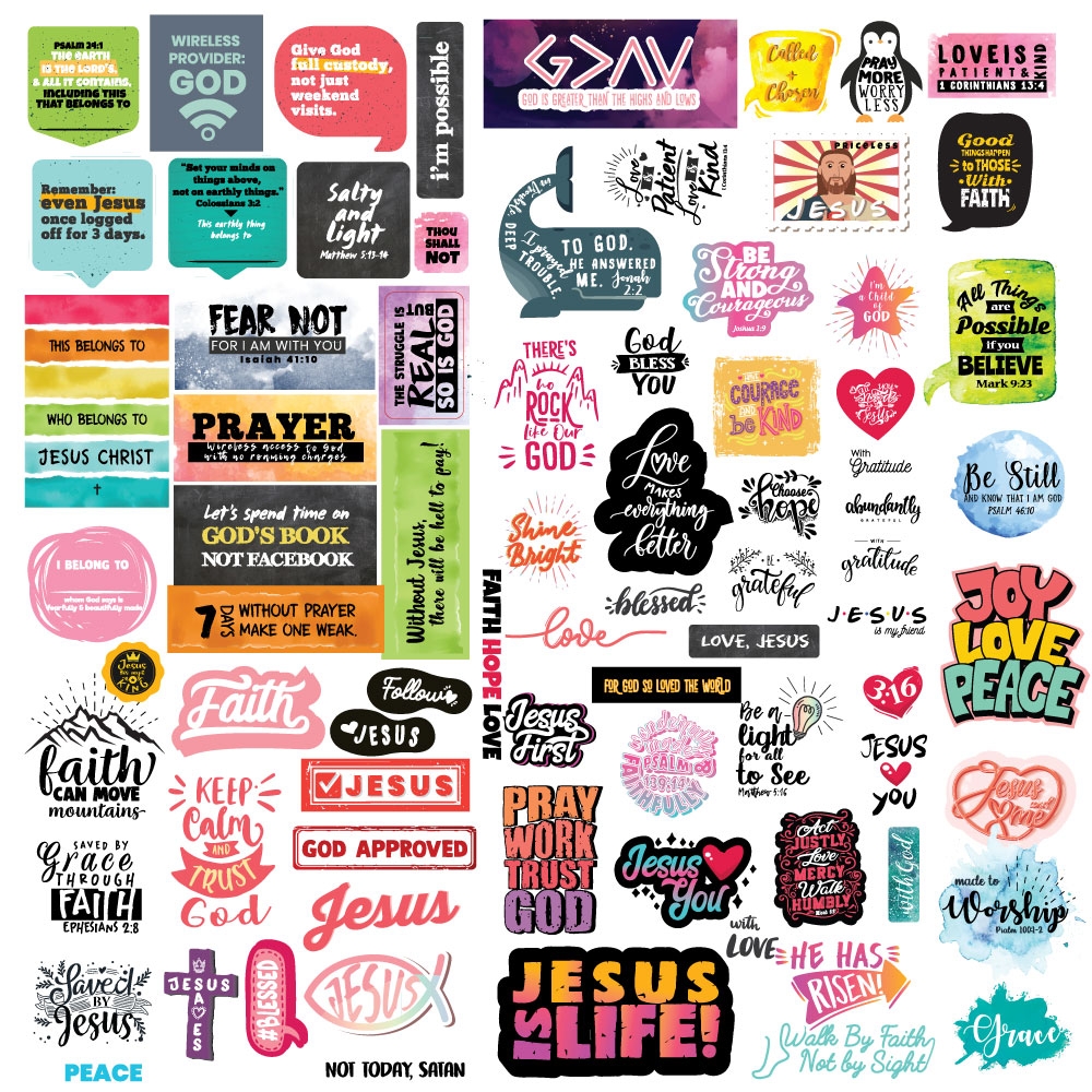 Free Printable Bible Stickers