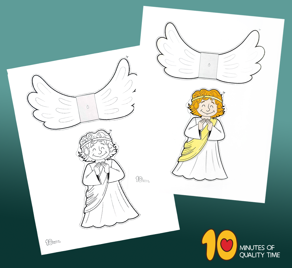 Christmas Angel Craft 10 Minutes Of Quality Time