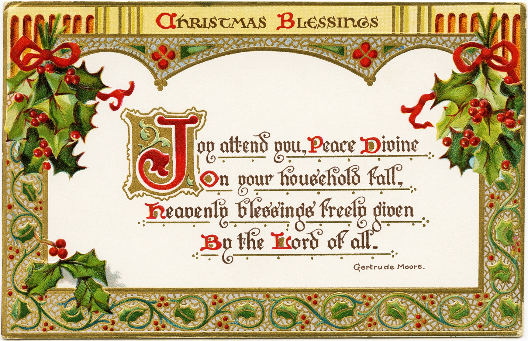 Free Printable Christian Christmas Cards