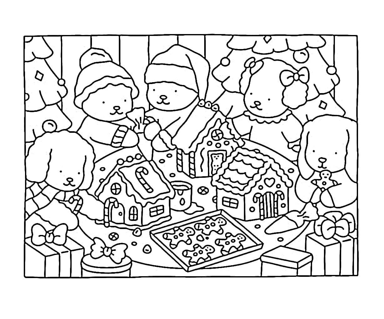 Christmas Bobbie Goods Coloring Page Download Print Or Color Online For Free