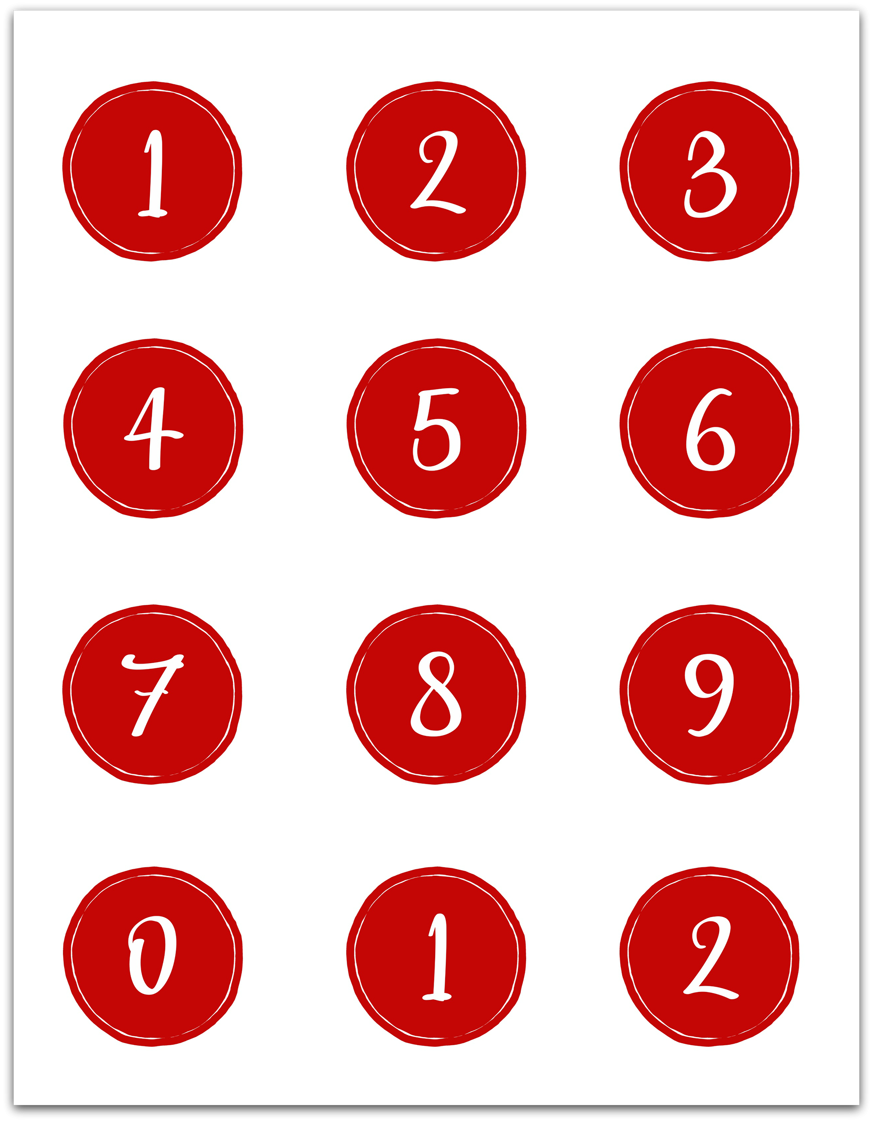 Christmas Countdown Free Printable Extreme Couponing Mom