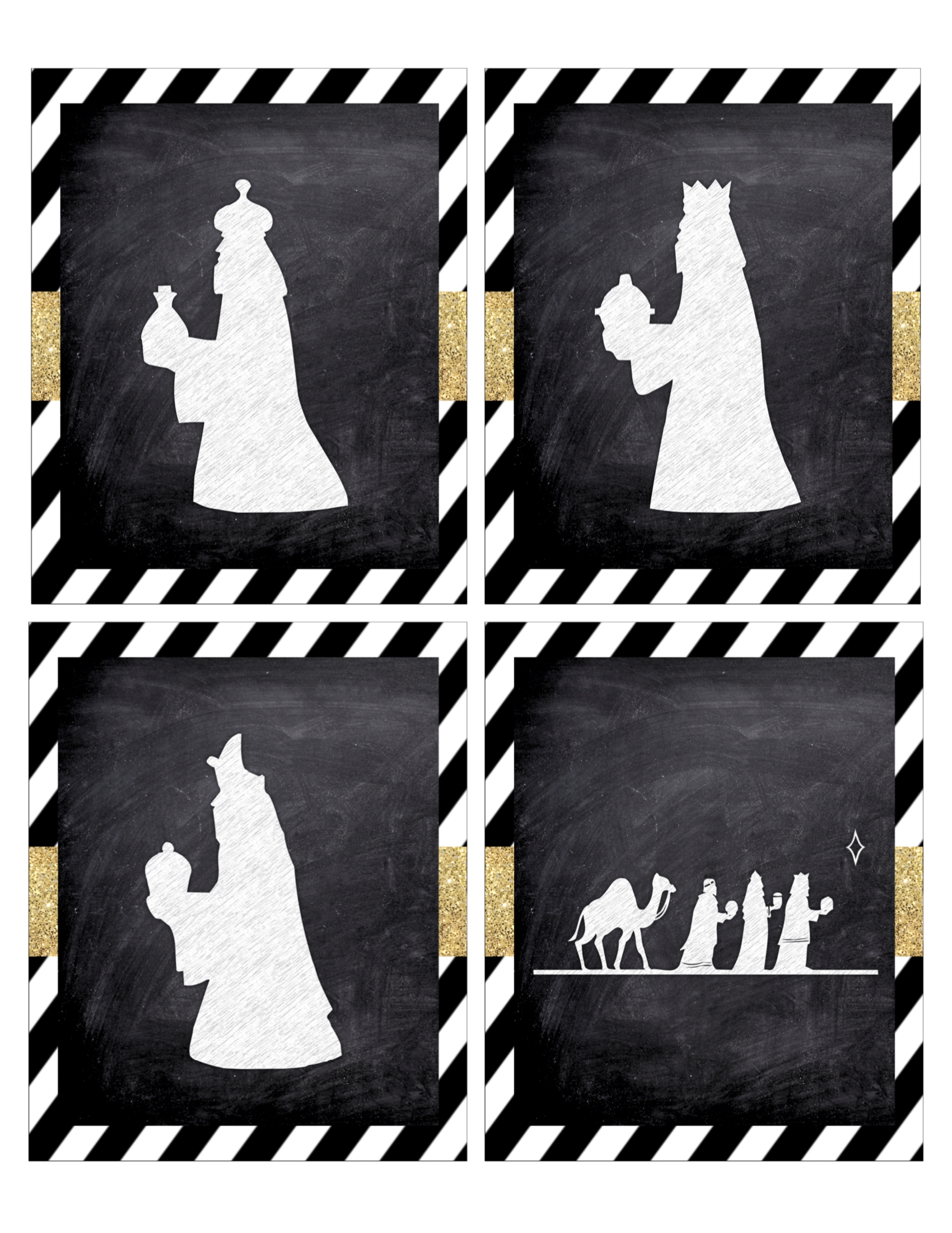 Christmas Nativity Banner Free Printable Paper Trail Design