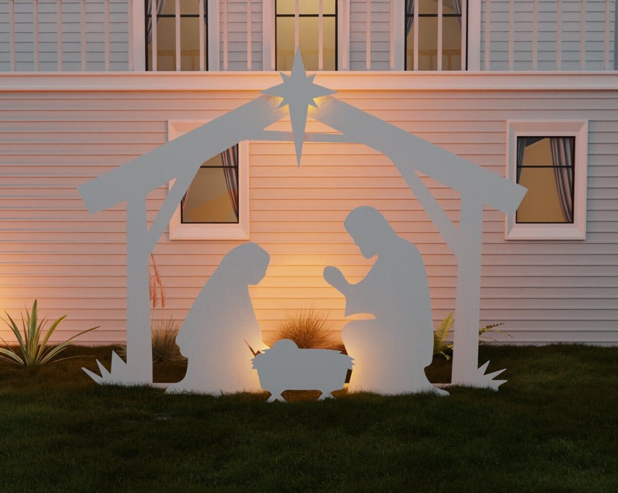 Christmas Nativity Template Printable Trace And Cut Nativity 