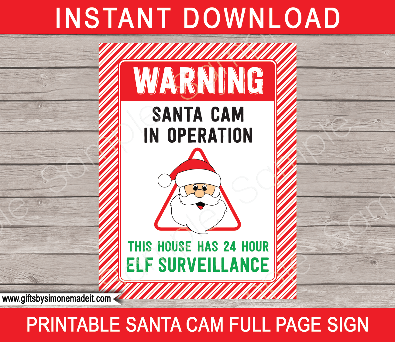Free Printable Santa Cam Letter