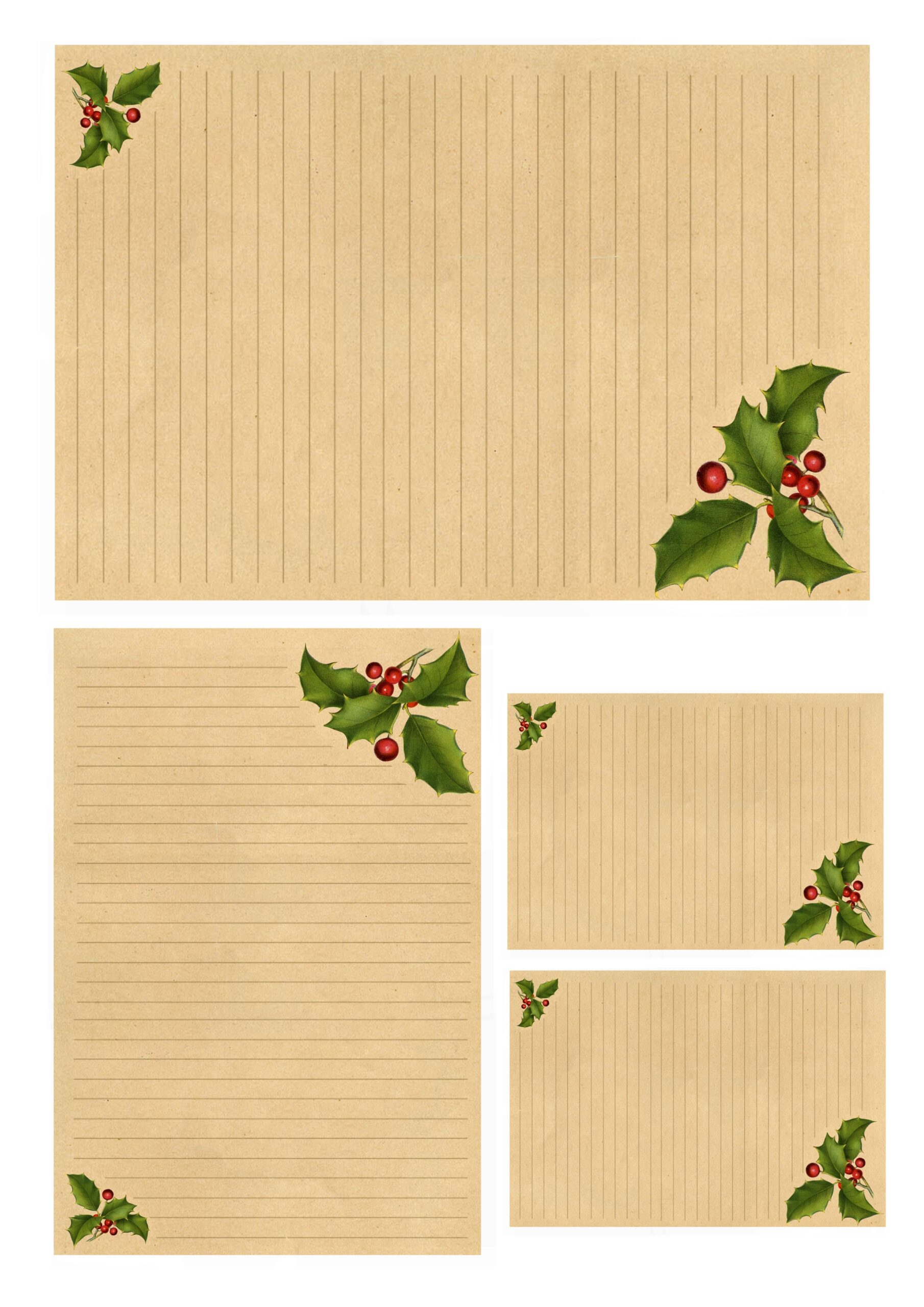 Christmas Stationery Free Printable