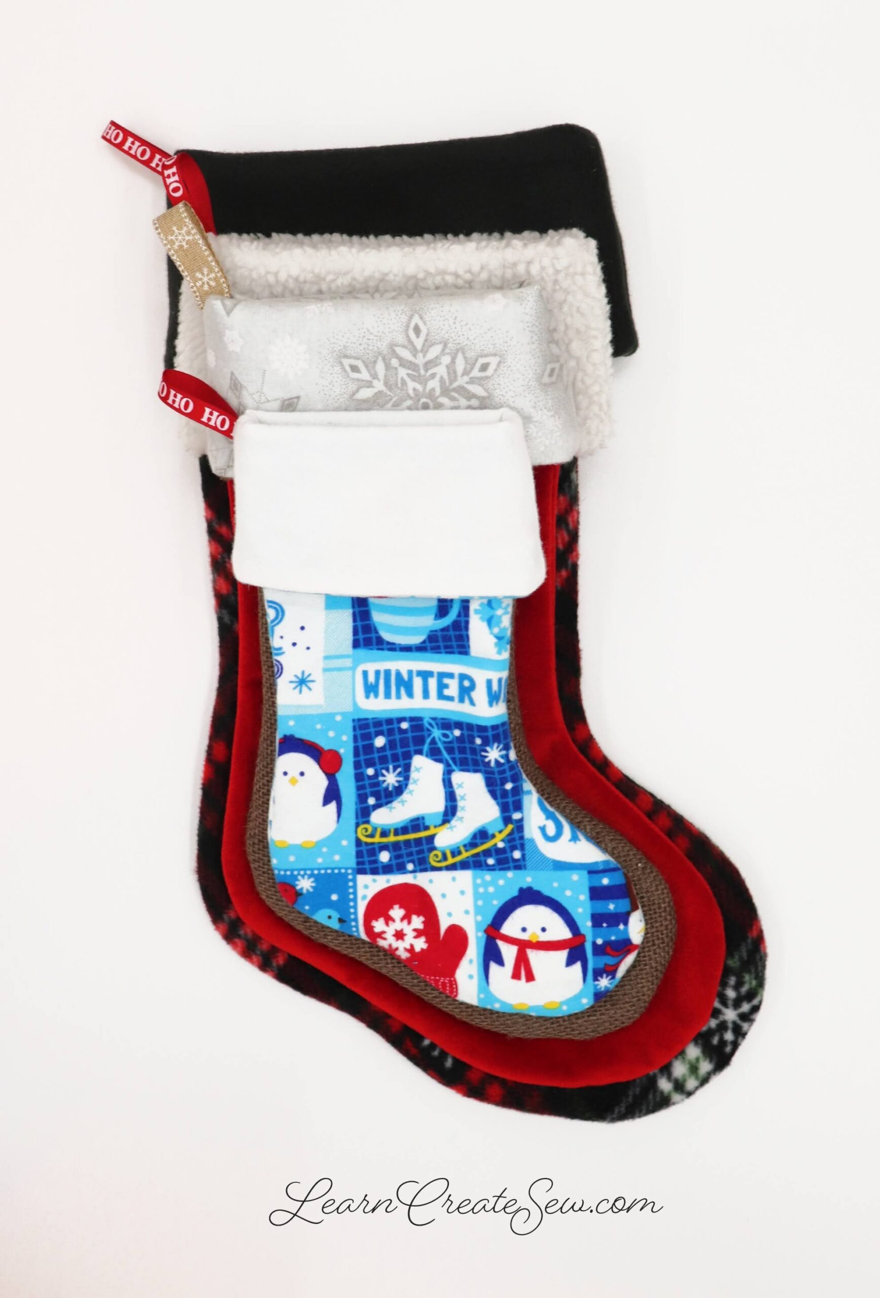 Christmas Stocking Learncreatesew