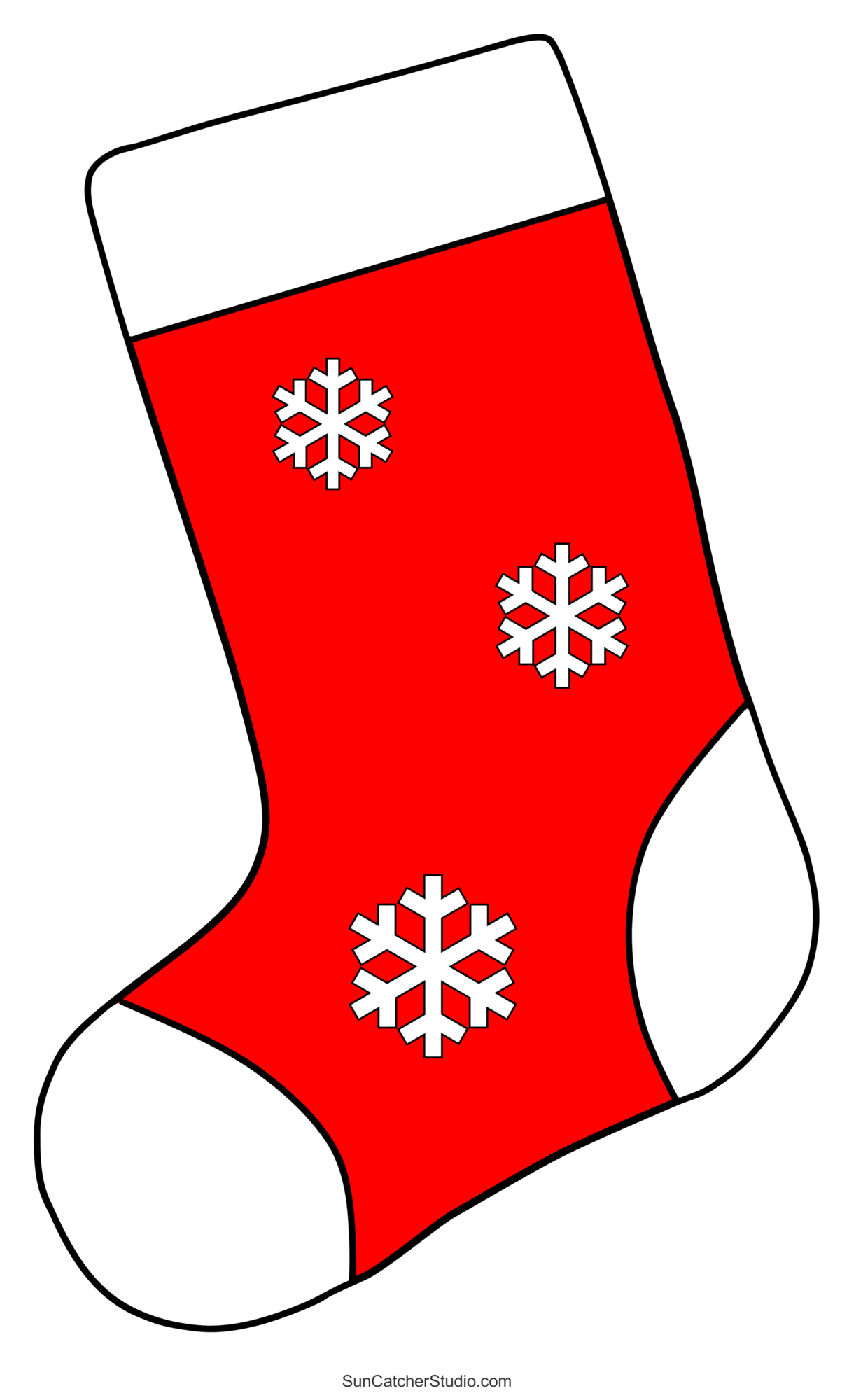 Stocking Printable Free