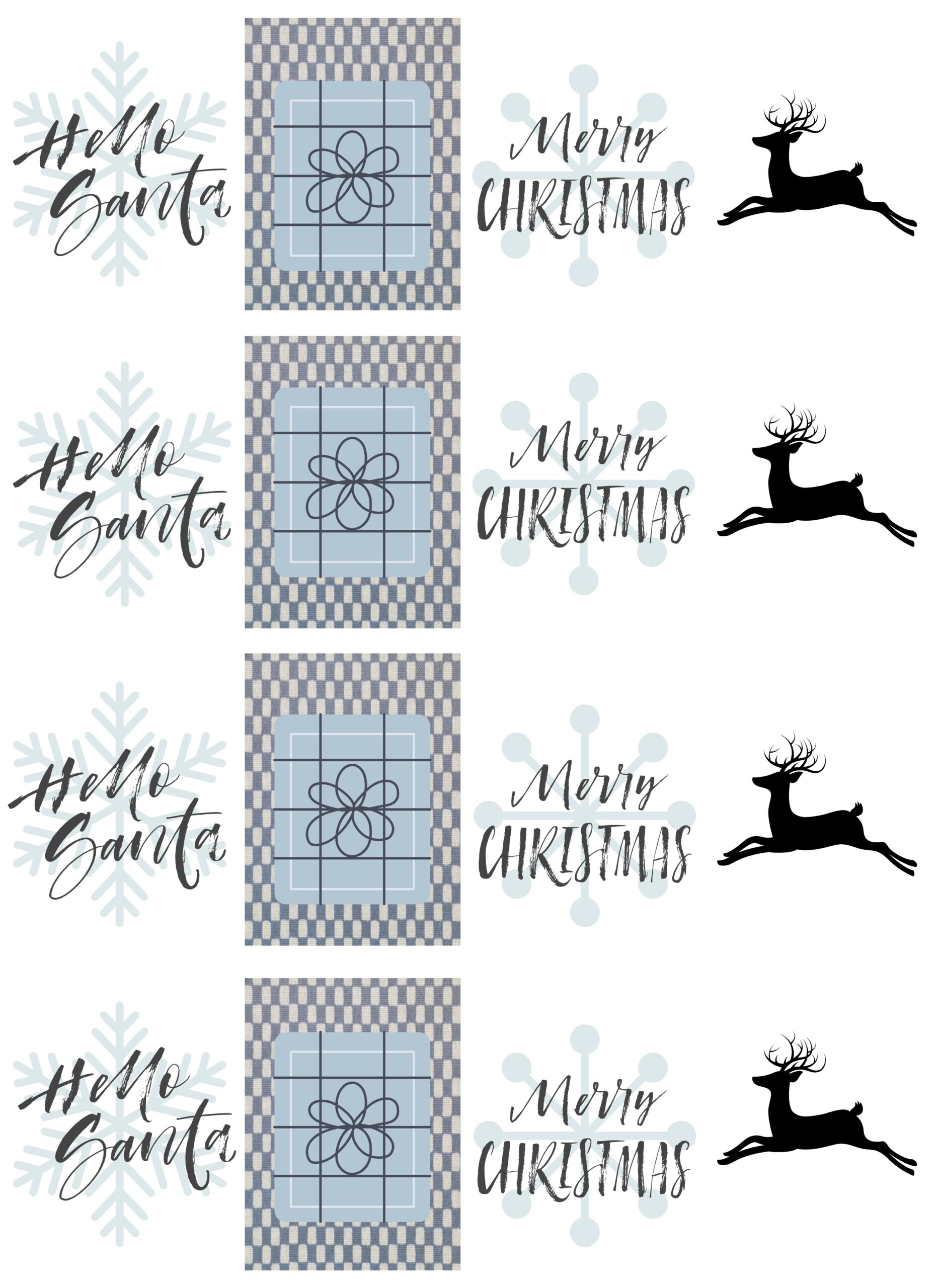 Christmas Tags Free Printable Berry Berry Quite Contrary