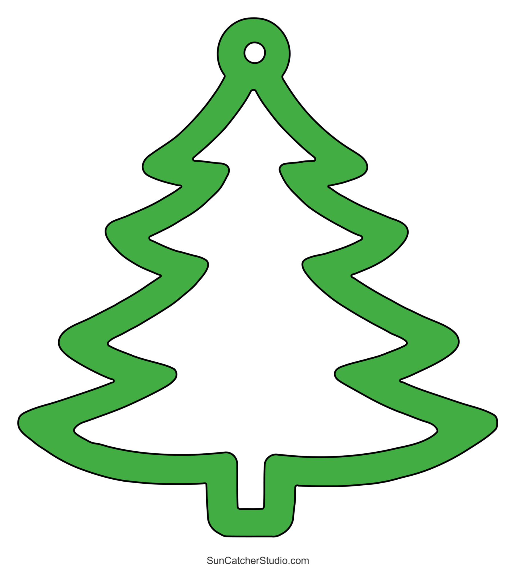 Free Printable Christmas Tree Pattern