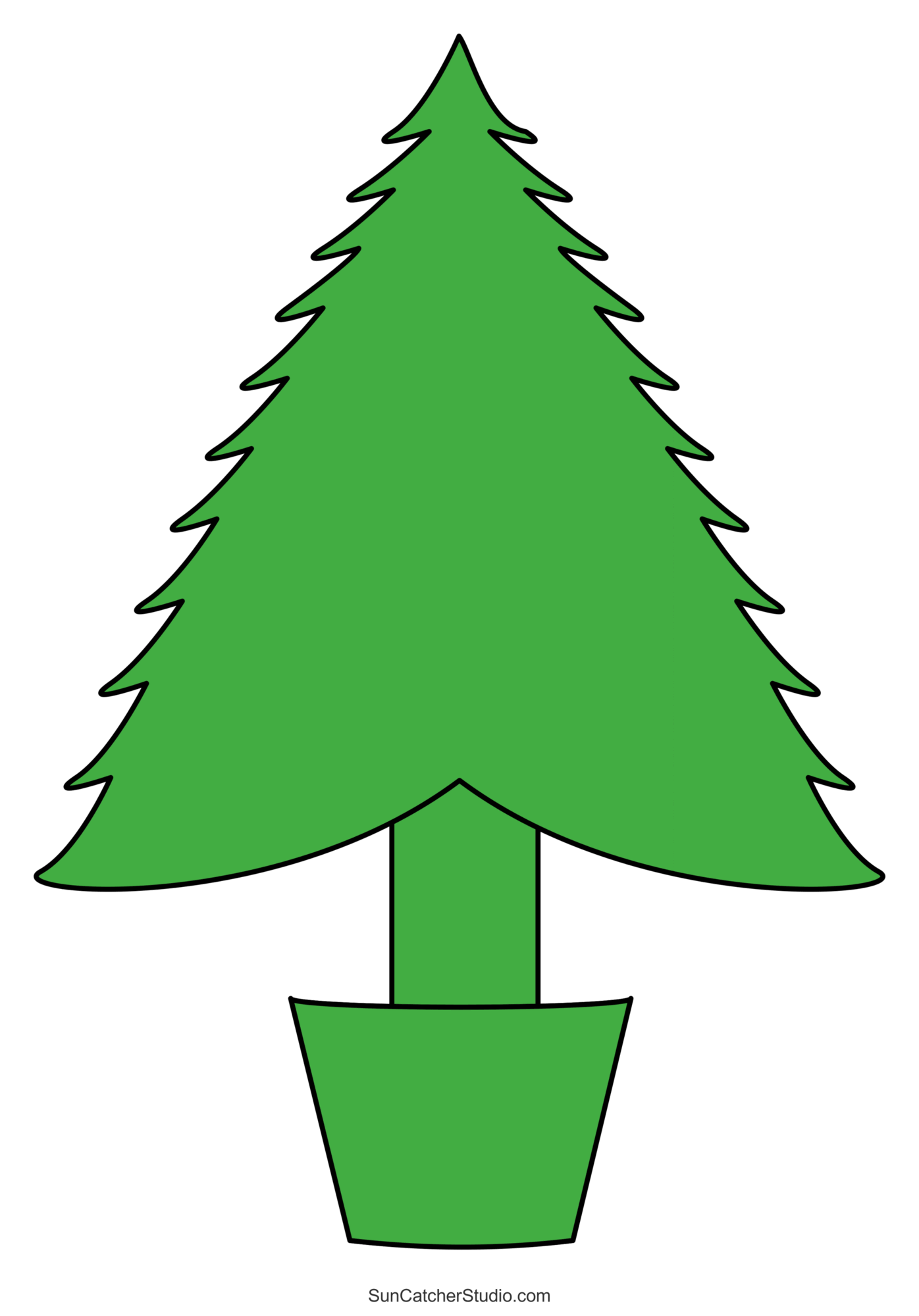 Christmas Tree Templates And Stencils Free Printable Patterns Free Printables Monograms Design Tools Patterns U0026 DIY Projects