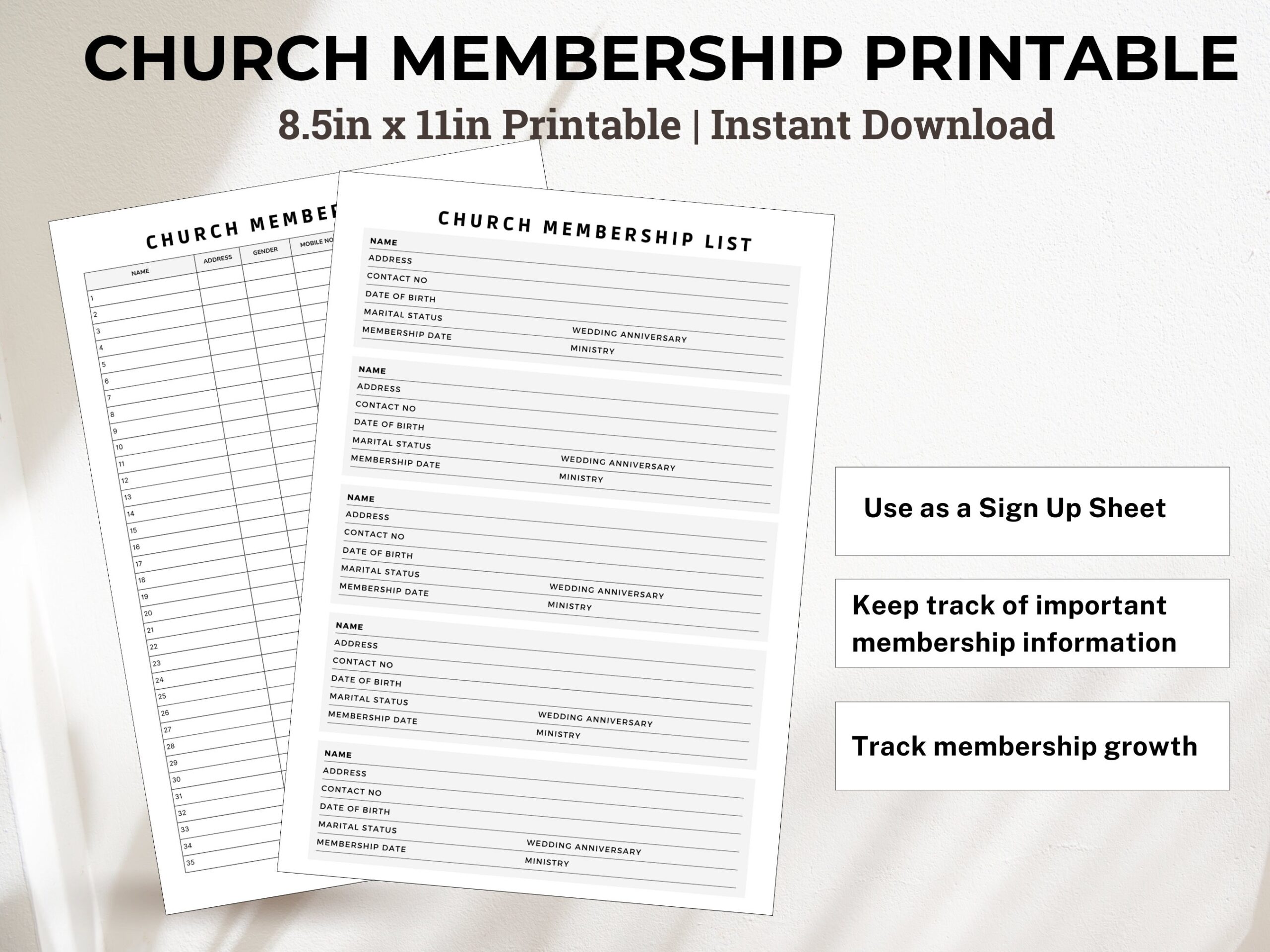 Free Printable Church Permission Slips
