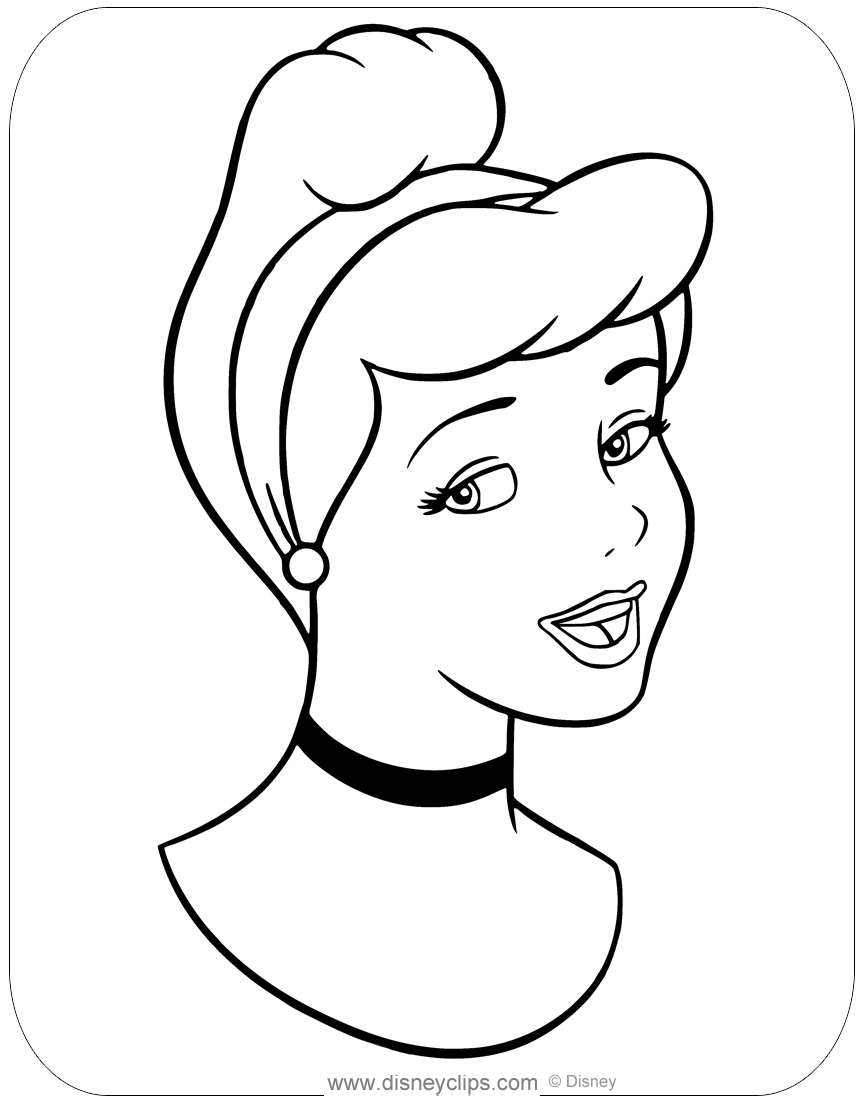 Free Printable Cinderella Coloring Pages