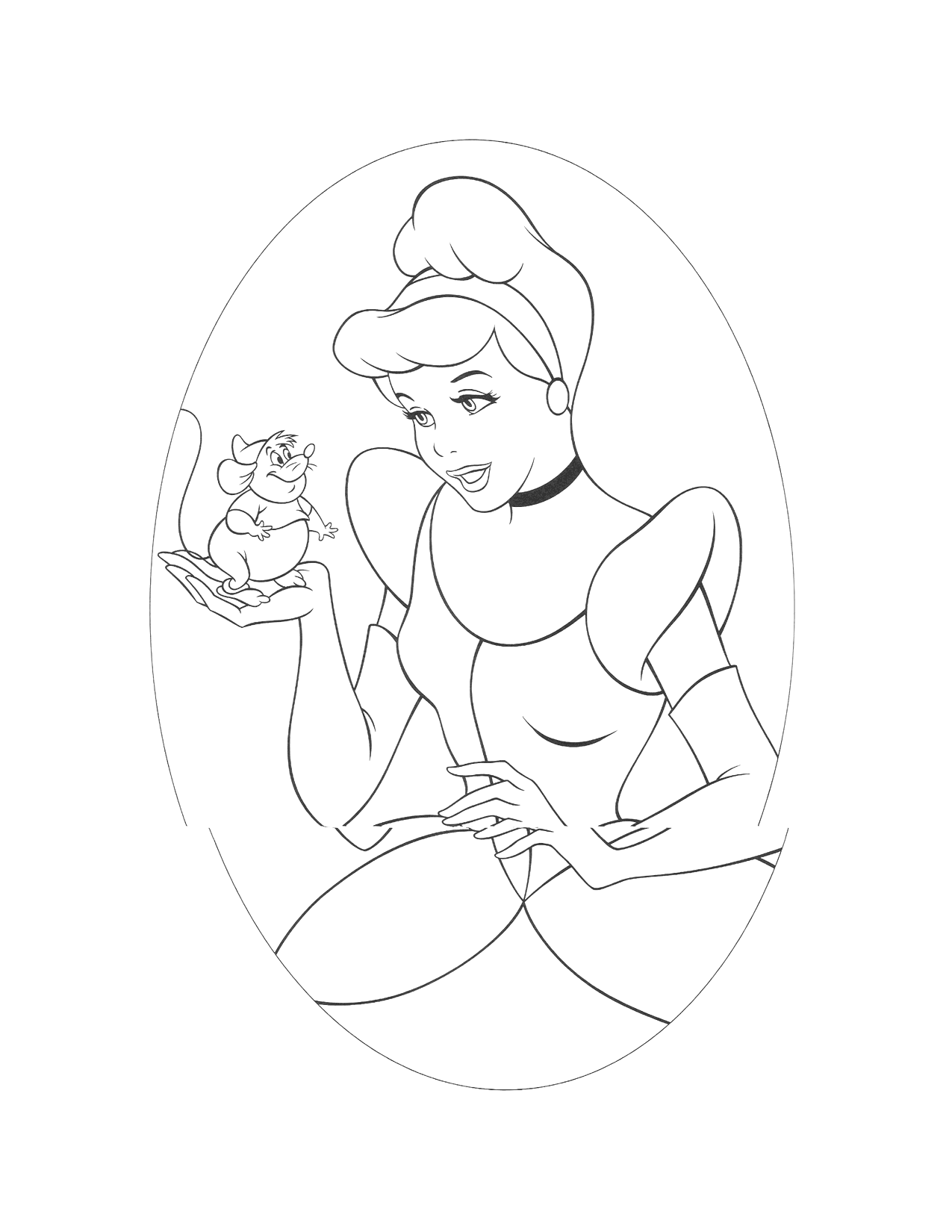 Cinderella Coloring Pages Printable Coloring Pages FREE