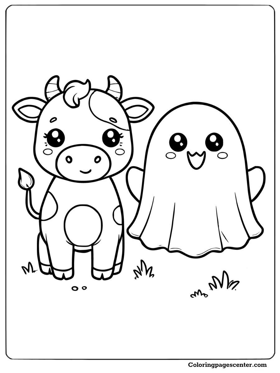 Cow Coloring Pages Free Printable