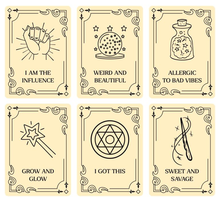 Color Yourself Tarot Cards 10 Free PDF Printables Printablee Worksheets Library
