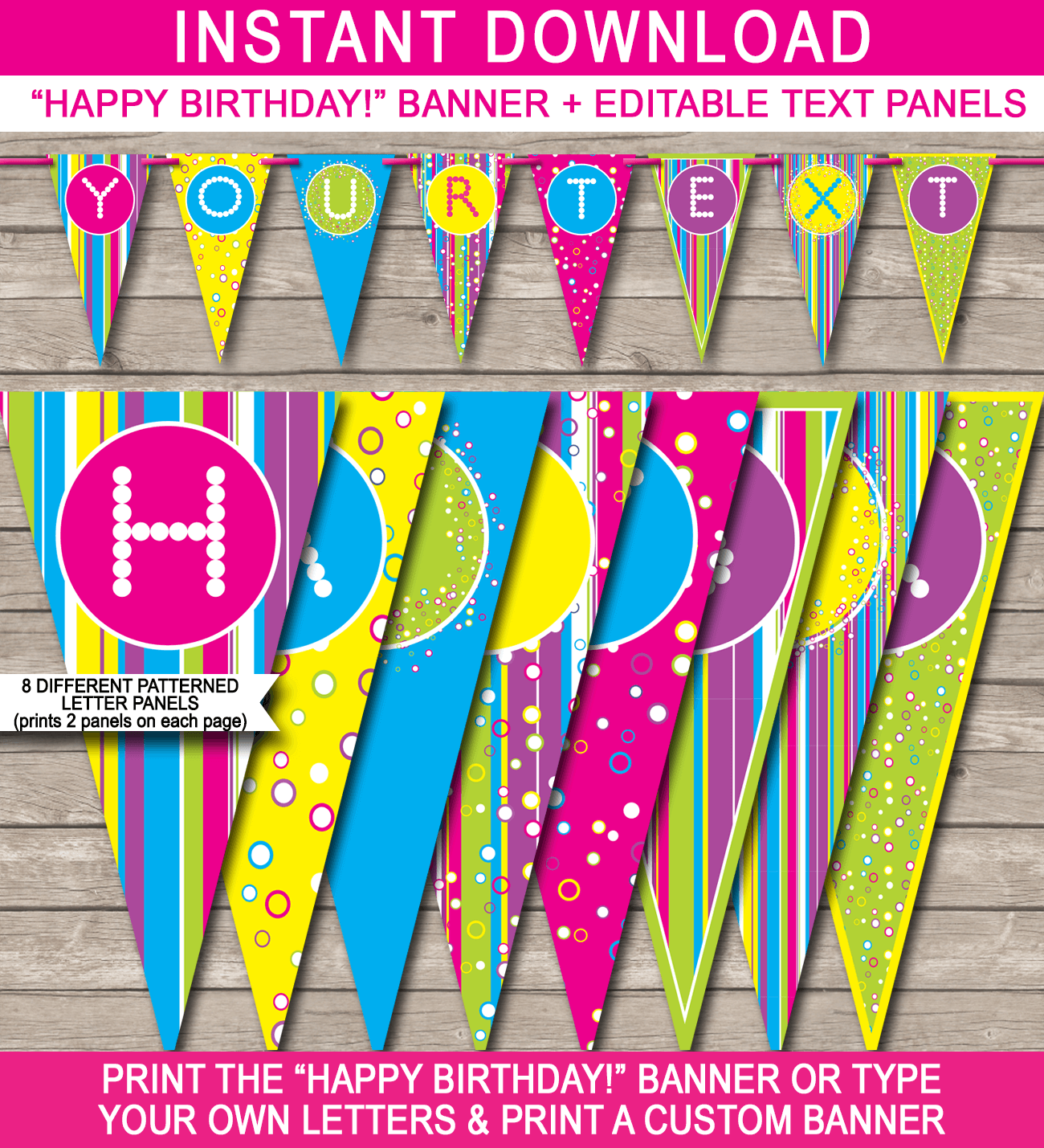 Printable Free Birthday Banner