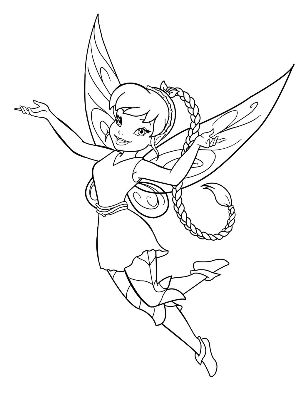 Free Printable Fairy Coloring Pages
