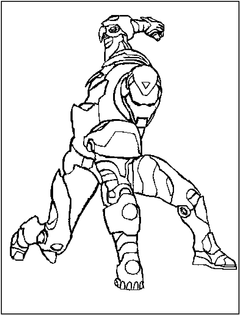 Free Printable Iron Man Coloring Pages