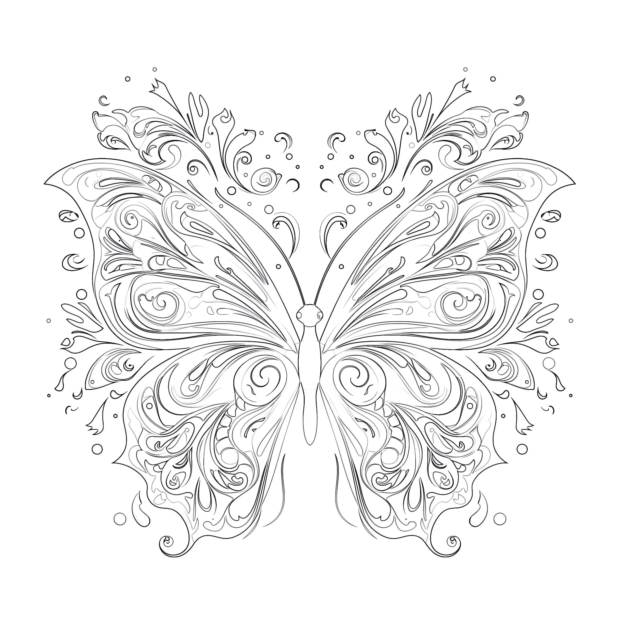 Coloring Pages Printable Butterfly Coloring Pages Mimi Panda