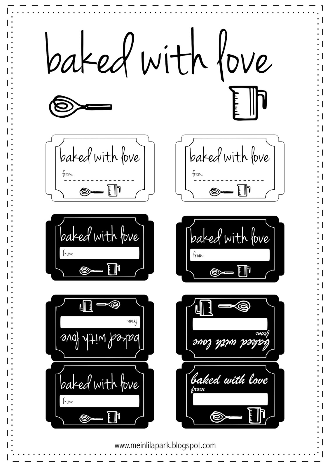 Cookie Labels Free Printable Printable Party Favors