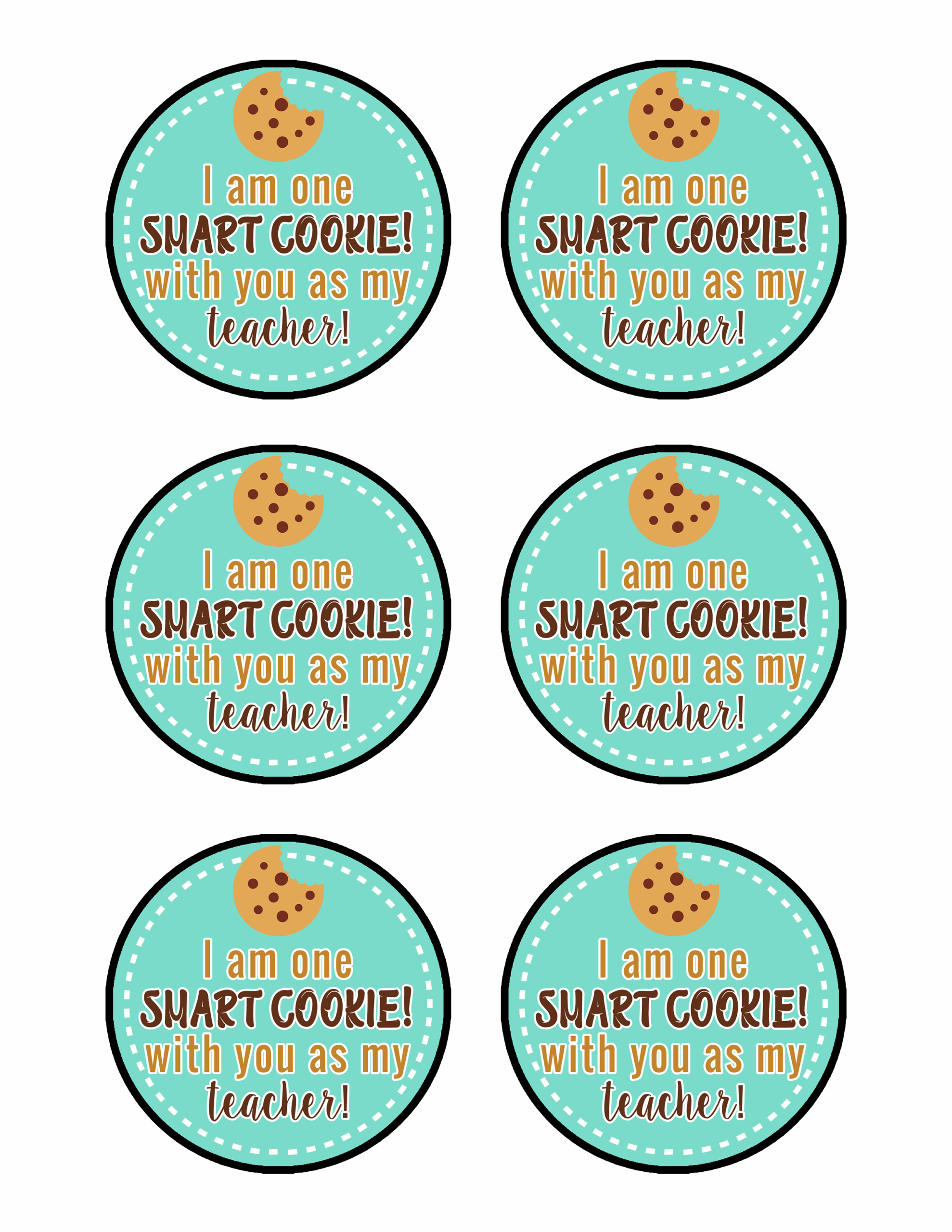 Cookie Teacher Appreciation Printable Free Printable Bliss For 