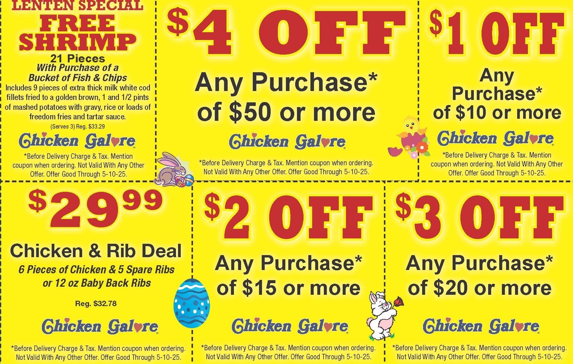Coupons Chicken Galore