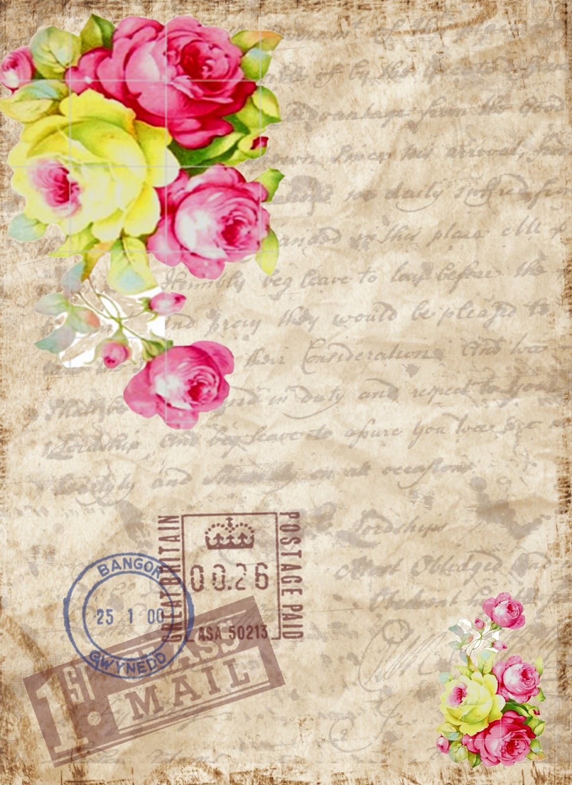 Craft A Doodle Doo Free Vintage Shabby Chic Digital Paper Pack 
